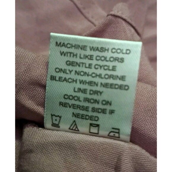 Adrienne Vittadini Boho Peasant Top Women’s XL Pink Blouse Shirt 3/4 Sleeves NWT - Picture 7 of 8